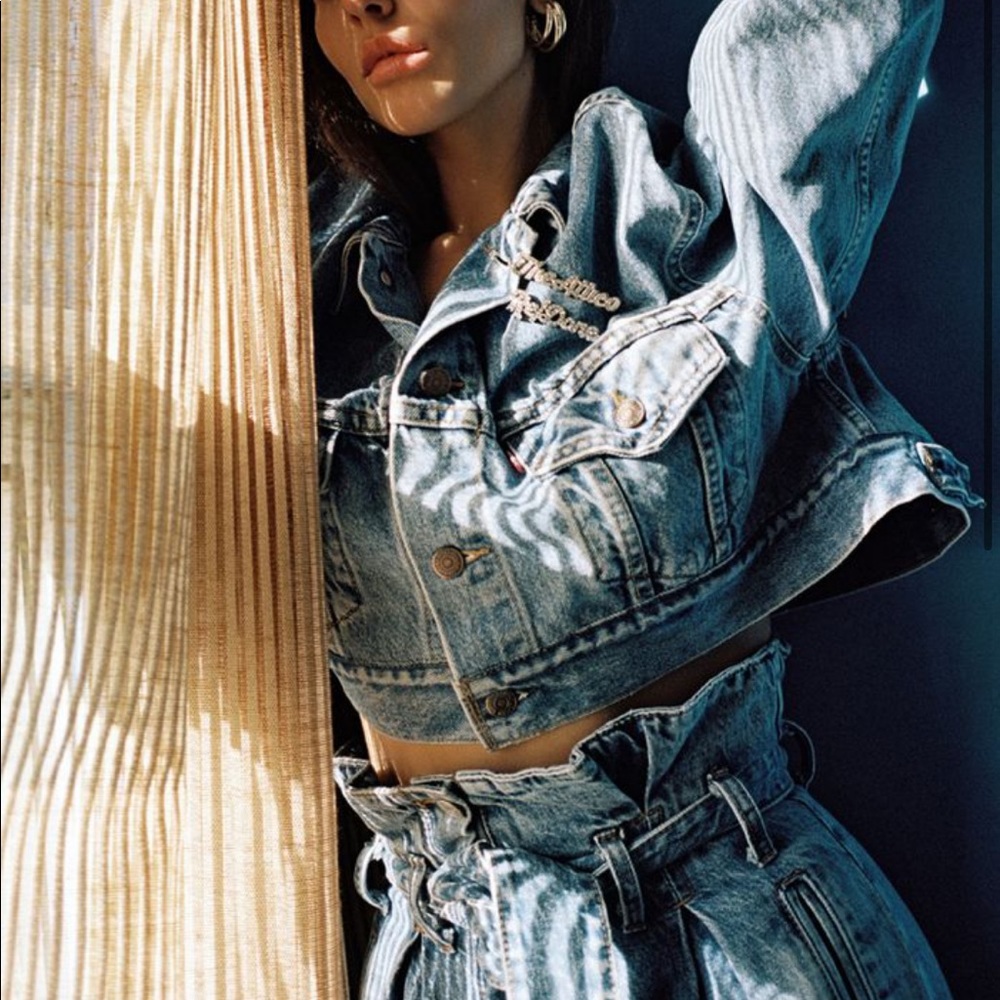 Re/Done x The Attico Denim Shorts